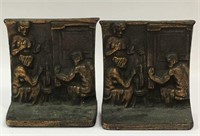 Cast Iron Figural Bookends