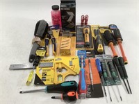 Assortment of New Tools Pliers, Driver, & More