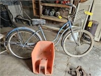 Old bike and child seat