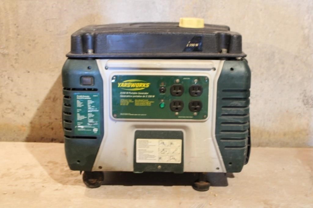 YARDWORKS 2130 W PORTABLE GENERATOR