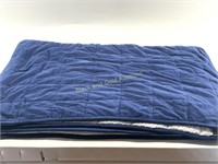 Syrinx Navy Blue Weighted Blanket