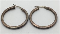 Sterling Silver Hoop Earrings