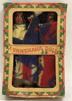2 Minnehaha Native American Dolls