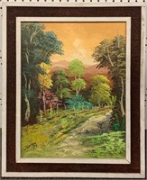 Flores '79 Oil On Canvas Landscape