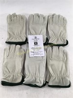 (6) New Pairs of RADIANS Pigskin Work Gloves