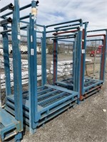 48"W x 62"D x 80"T Steel Racks x3