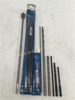 (9) New Drill Bits (Various Sizes)