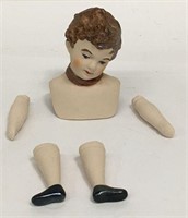 Group Of Bisque Doll Parts - 2 Dolls