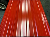 12' Red Metal Roofing / Siding x 600LF