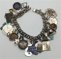 Sterling Silver Charm Bracelet