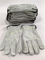 (12) New Pairs of West Chester Cowhide Work Gloves
