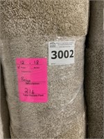 12'x18' Plush Carpet x216 sq ft -Beige