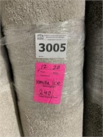 12'x20' Plush Carpet x240 sq ft -Vanilla Ice