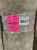 12'x20.5' Plush Carpet x245 sq ft -Caramel Drizzle