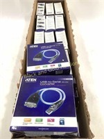 (18) New ATEN USB-to-Serial Converter