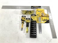 (6) New STANLEY Tools & Safety Glasses