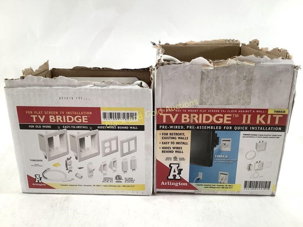 (2) New Arlington TV Bride & TV Bridge II Kit
