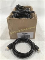 (20) New 6' Gold Plated HDMI to HDMI Cords