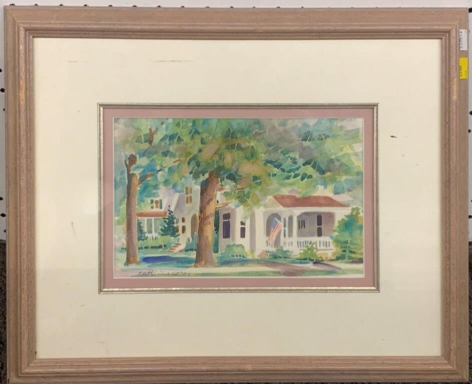 Catherine Corey Watercolor Of House