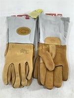 (2) New Pairs of Caiman Elk Skin Work Gloves