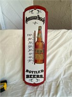 Original Cork Top Budweiser Thermometer
