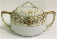 Noritake Hand Painted Porcelain Sugar Bowl