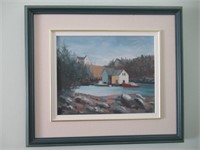 ORIGINAL ERMA WALKER OIL ON CANVAS "BLANDFORD NS"