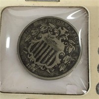 1868 Shield Nickel