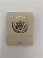 Presidential guest house matchbook