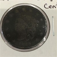 1829 Large Cent Coin