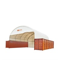TMG-DT4041CF 40'x40' Dual Truss Container Shelter