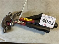 16oz Jacketed Fiberglass Curved Claw Hammer x 3Pcs