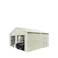TMG-MS2525 Double Garage Metal Shed 25' xx25' (box