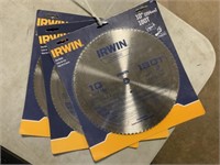 10" Construction 180T Saw Blade x 3