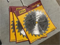 8-1/4" Crosscutting 24T Saw Blade x 3