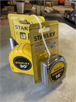 16' and 30' Stanley Measuring Tape x 2Pcs