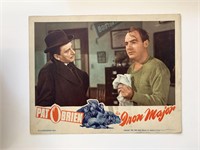 The Iron Major original 1943 vintage lobby card