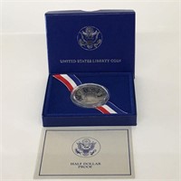 1986 Liberty Half Dollar In Case