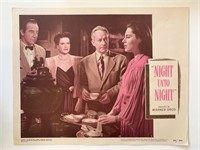 Night unto Night original 1949 vintage lobby card
