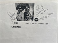 The Supremes signed promo flat