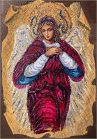 "Archangel Raphael"8x5,5Collectible Icon-Antanenka