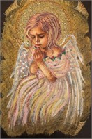 "Praying For You" 7,5"x5" Collectible Miniature