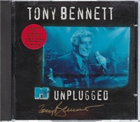 Tony Bennett MTV Unplugged signed CD