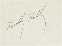 Buddy Holly signature cut