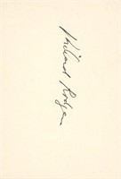 Composer Richard Rodgers original signature. GFA A
