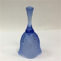 Blue Opalescent Glass Bell