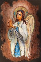 "Prayer Of Guardian Angel" 7,5"x5"Collectible Icon