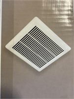 Small Room Ventilation Fan in White Finish