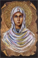 "Virgin Mary" 7,5"x5" Collectible Icon - Antanenka