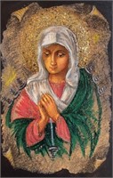 "Our Lady Of Sorrows"8x5Collectible Icon-Antanenka